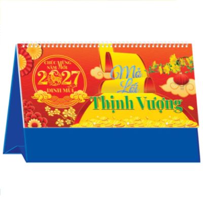 LỊCH BÀN CHỮ A NGANG - (12x25cm) - Mở Lối Thịnh Vượng
