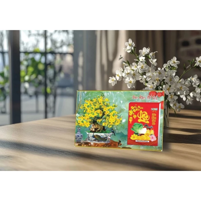 LỊCH ĐỂ BÀN GẮN BLOC 2025- KT 20x30CM