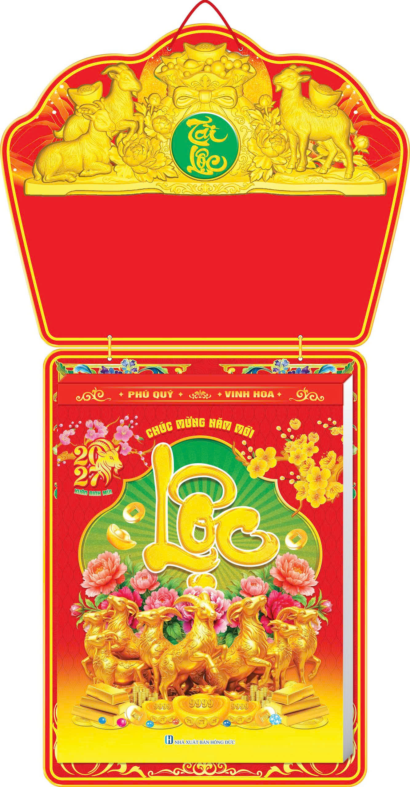 Lịch Bloc Siêu Cực Đại(30x40cm) - Phong Thủy Cát Tường
